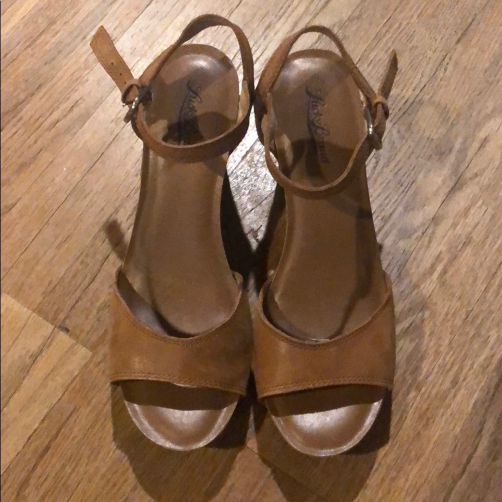 Lucky brand wedge heels